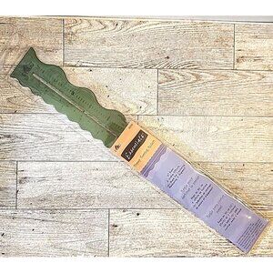 Plaid Essential 12" Paper Tearing Ruler 2 Effects Metal Scallops